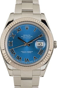 Used Rolex Datejust II Ref 116334 Blue Dial