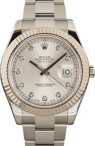 Rolex Datejust II Ref 116334 Diamond Dial