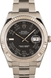 Rolex Oyster Datejust II Jubilee Gold Steel Black Diamond Dial for  $20,413 for sale from a Trusted Seller on Chrono24