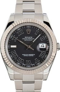 Rolex Datejust II ref 116334 Roman Dial