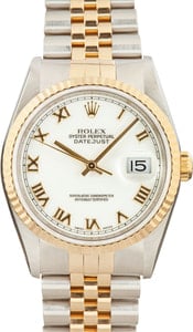 Rolex Datejust 16233 White Dial