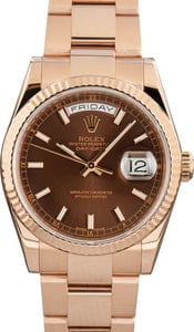 Rolex Day-Date 118235 Everose Gold Oyster