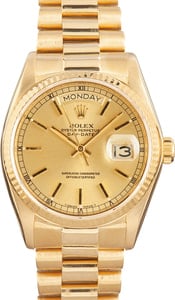 Rolex Day-Date Ref 18038 Champagne Dial