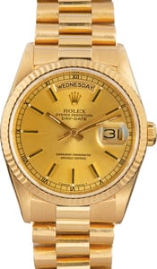 Rolex Day Date 18238 Champagne Dial