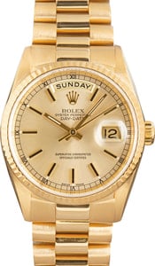 Rolex Day-Date ref 18238 18k Yellow Gold