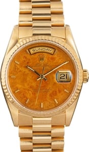 Rolex Day-Date 18238 Wood Dial