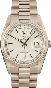 Rolex Day-Date Ref 18239 18k White Gold