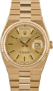 Rolex Day-Date OysterQuartz 19018 Yellow Gold