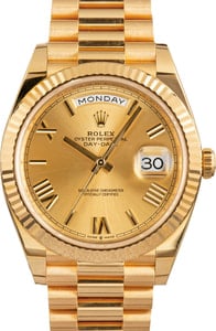 Rolex Day-Date 40 Ref 228238 Champagne Dial