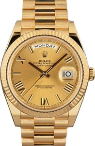 Rolex Day-Date 40 Ref 228238 Champagne Dial