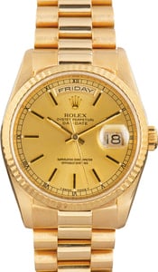 Rolex Day-Date 36 ref 18238 18k Yellow Gold