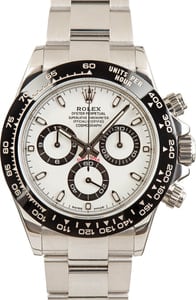 Rolex Ceramic Daytona 116500 White Dial