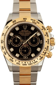 Preowned Rolex Daytona Chronograph 116503 Black Diamond Dial