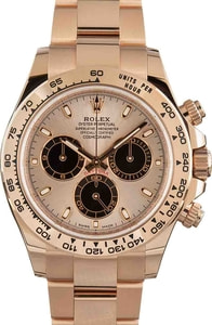 Rolex Daytona 116505 Custom Rainbow Diamonds and Sapphires 18K Rose Gold Watch Mint