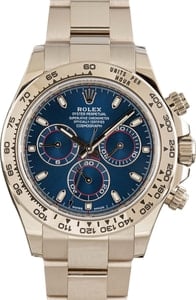 Pre-owned Rolex Daytona 116509 Blue Dial