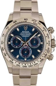 Pre-owned Rolex Daytona 116509 Blue Dial