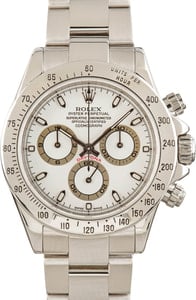 Pre-Owned Rolex Daytona 116520 White Dial