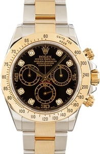 Rolex Daytona 116523 Black Diamond Dial