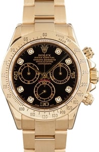 Rolex Daytona 116528 Black Diamond Dial