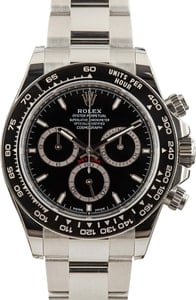 Rolex Cosmograph Daytona Ref 126500 Black Dial