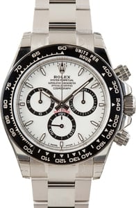 Rolex Cosmograph Daytona Ref 126500 White Dial