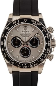 Rolex Daytona 126519 White Gold on Oysterflex Strap