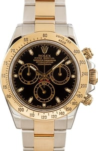 Pre-Owned Rolex Daytona 116523 Black Dial