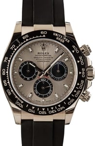 Rolex Daytona 116519 White Gold on Oysterflex