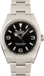 Pre-Owned Rolex Explorer 124270 Black