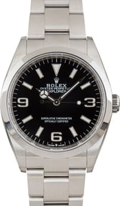 Rolex Explorer 124270 Black Arabic Dial