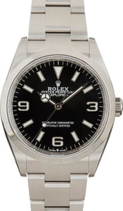 Pre-Owned Rolex Explorer 124270 Black
