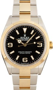 Rolex Explorer 124273 Black Arabic Dial