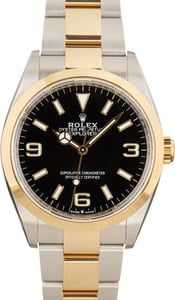 Rolex Explorer 124273 Black Arabic Dial