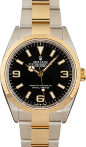 Pre-Owned Rolex Explorer 124273 Steel & 18k Gold