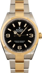 Pre-Owned Rolex Explorer 124273 Steel & 18k Gold