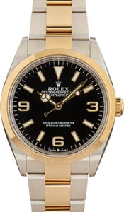 Pre-Owned Rolex Explorer 124273 Steel & 18k Gold