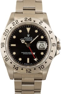 Mens Rolex Explorer II 16570 Black