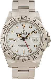 Rolex Explorer II Ref 16570 White Dial