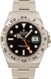 Rolex Explorer II Black Dial 216570 Stainless Steel