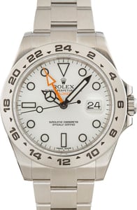 Rolex Explorer II 216570 White Polar Dial