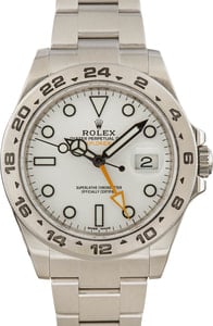 Rolex Explorer II 216570 White Dial 42MM