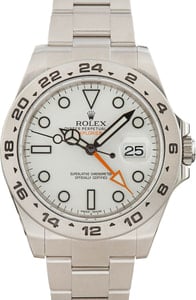 Rolex Explorer II Ref 216570 White Dial