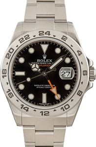 Rolex Explorer II Ref 216570 Black Dial