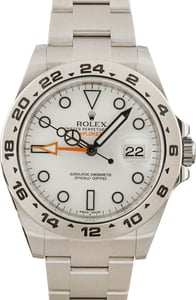 Rolex Explorer II 216570 White Dial