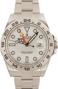 Rolex Explorer II 216570 White Polar Dial