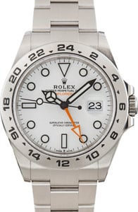 Rolex Explorer II ref 226570 White Dial