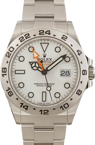 Rolex Explorer II Ref 226570 White Polar Dial