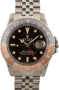 Vintage Rolex GMT-Master ref 1675 Tropical Dial