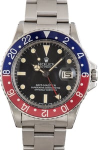 Vintage Rolex GMT-Master Ref 1675 Steel Pepsi