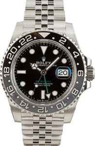 Rolex GMT-Master 40MM Stainless Steel, Jubilee Band Black & Grey Bruce Wayne, B&P (2024)